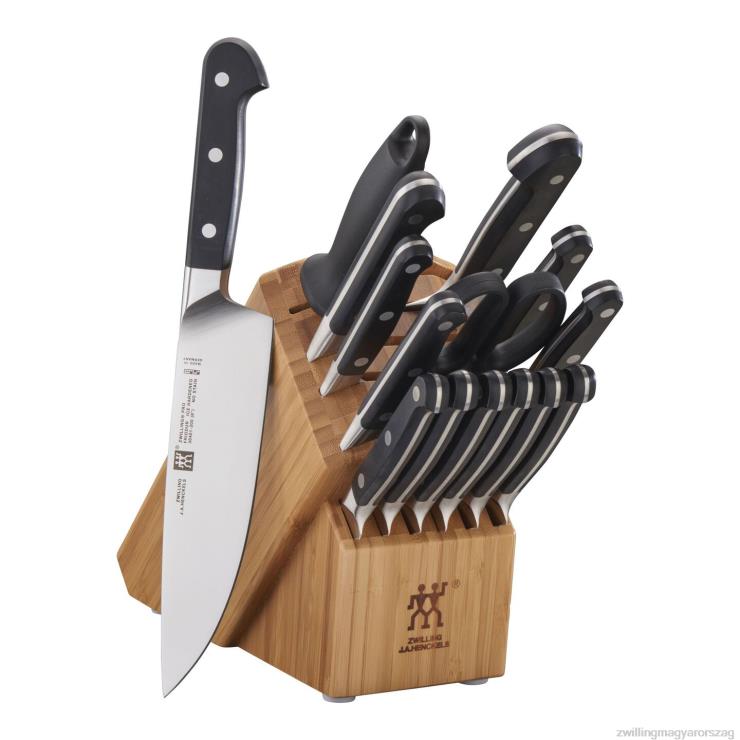 Zwilling Budapest - Zwilling pro 16 db-os késblokk készlet bambusz 6022B30