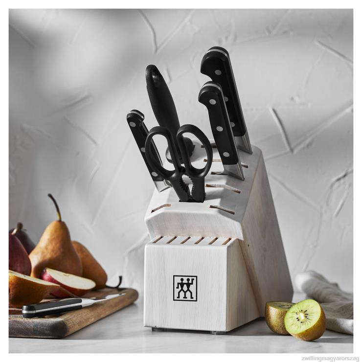 Zwilling Budapest - Zwilling pro 7 db késblokk készlet fehér 6022B96