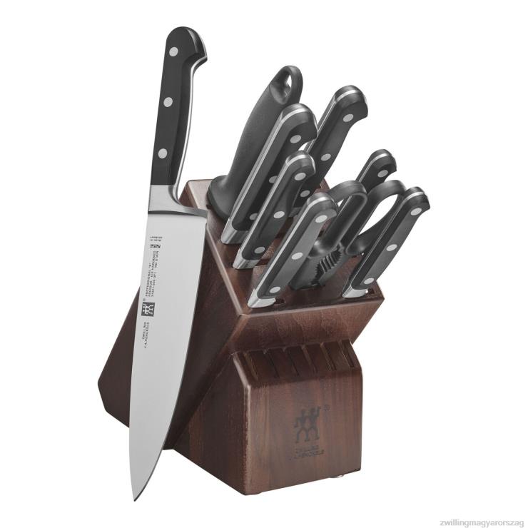 Zwilling Budapest - Zwilling profi s 10 db-os blokkkészlet diótömbbel dió 6022B130