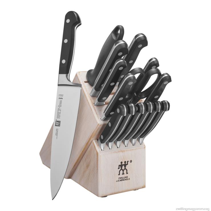 Zwilling Budapest - Zwilling profi s 16 db-os késblokk készlet rusztikus fehér 6022B92